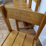 Série de chaises les arcs vintage