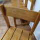 Series of vintage arc chairs