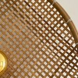 Bamboo wall light