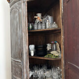 Antique corner cabinet