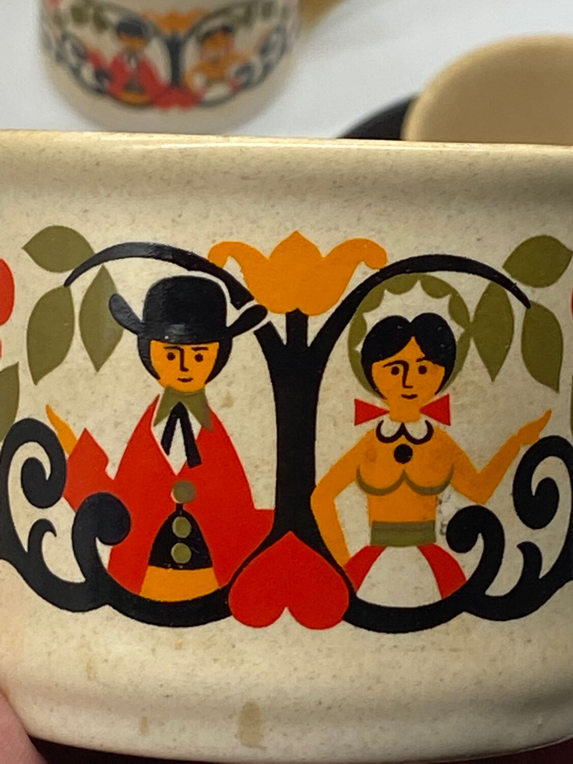 Vintage Sadler England coffee service 1970s