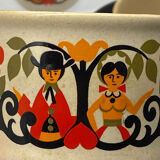 Service à café vintage Sadler England 1970