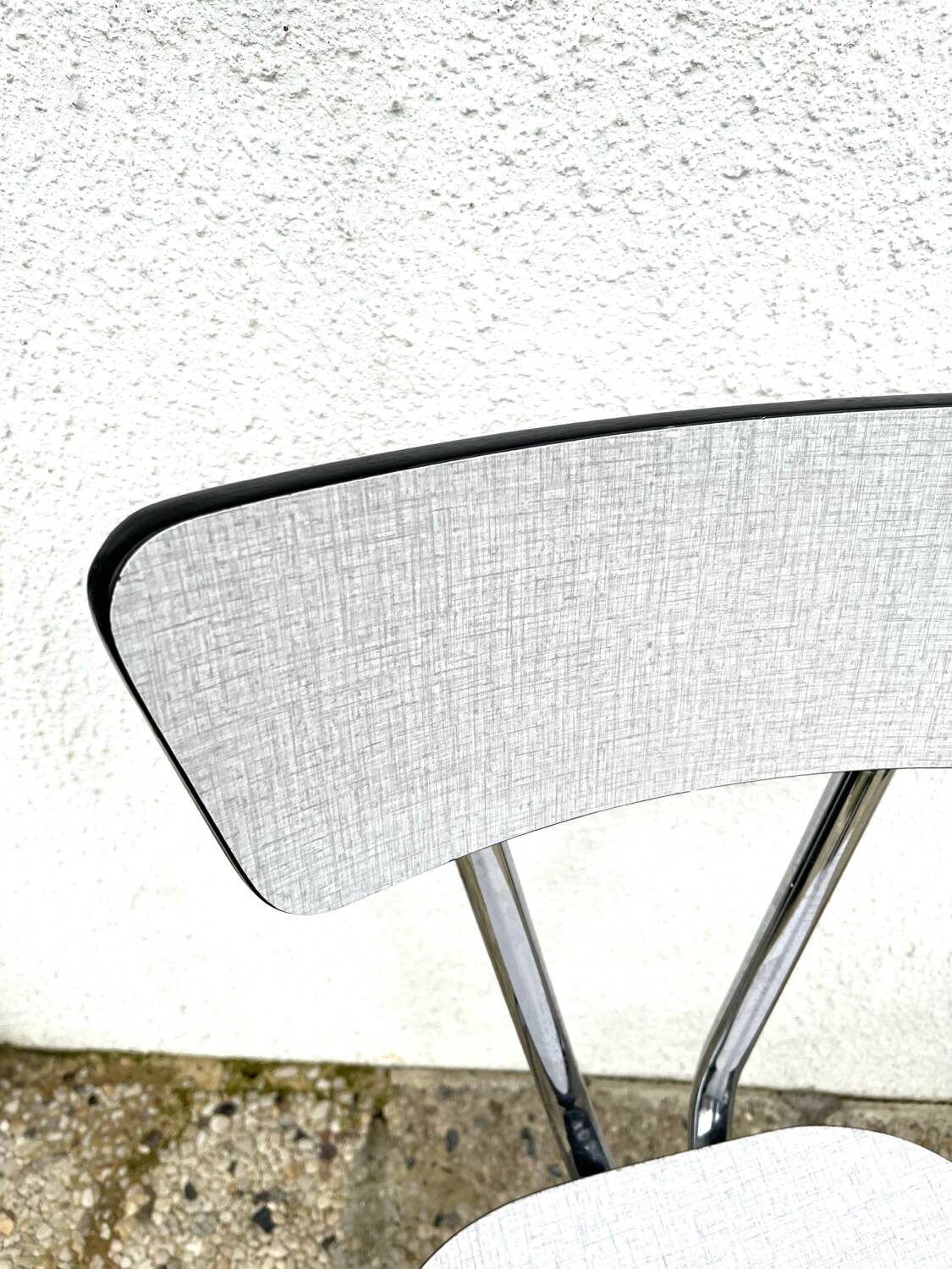 Set of two formica chairs