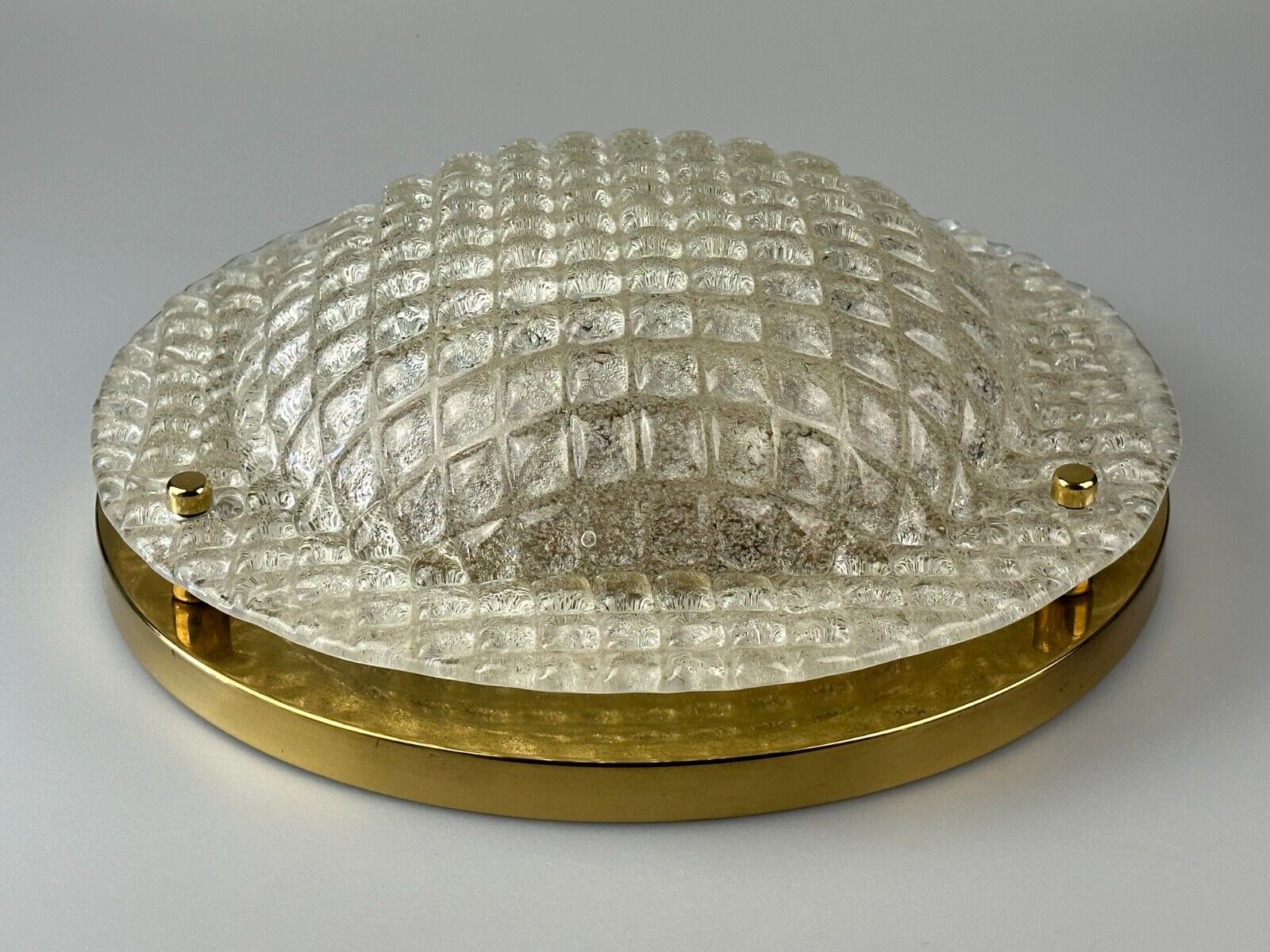 60s 70s Plafoniere ceiling lamp by Fischer Leuchten Germany Space Age