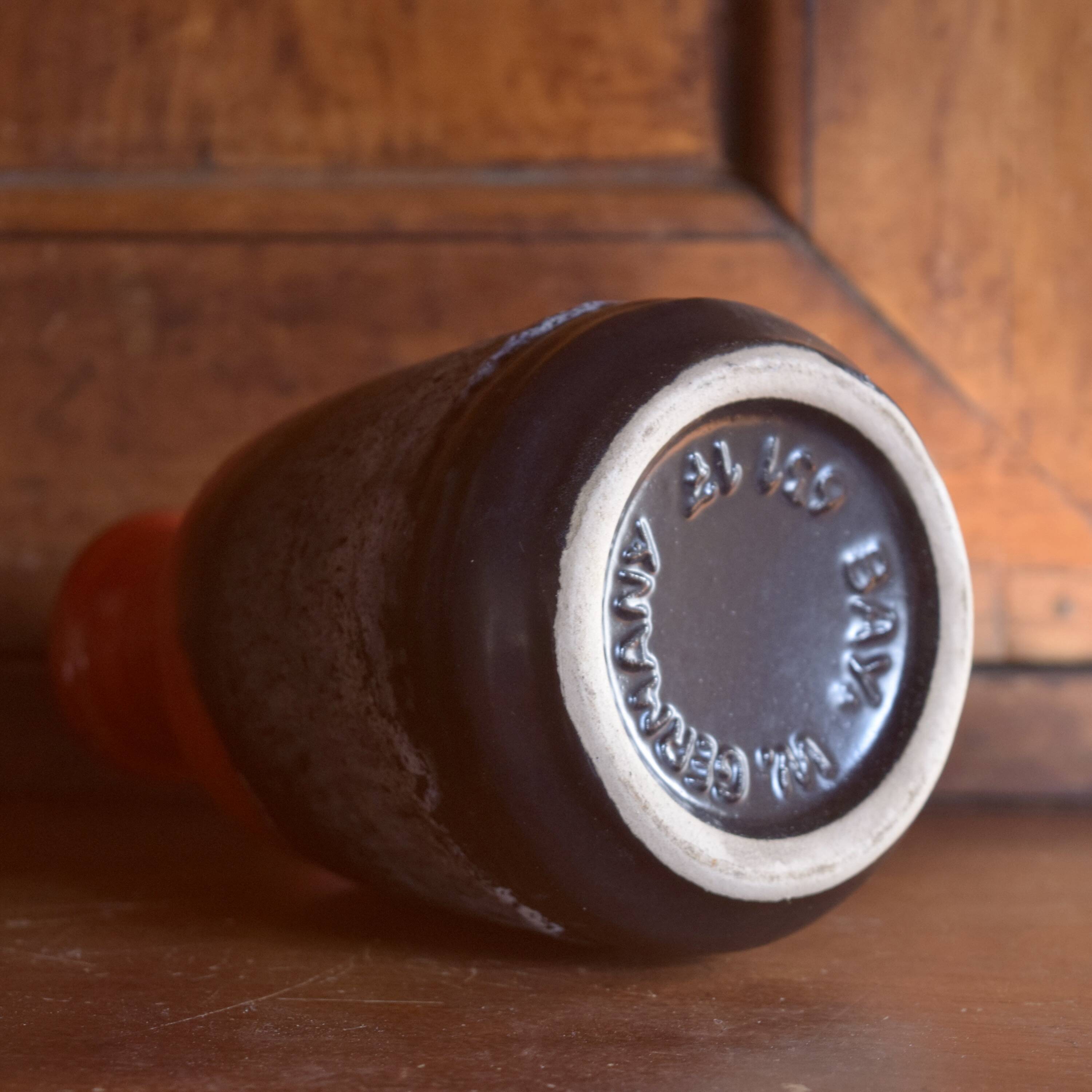 Bay Keramik vase in glazed ceramic - Fat Lava - Model 631 17 - West-Germany - 1970