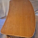 60s bamboo and rattan desk.