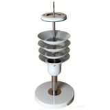 Pair danish scandinavian space age architectural table lamps