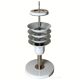 Pair danish scandinavian space age architectural table lamps