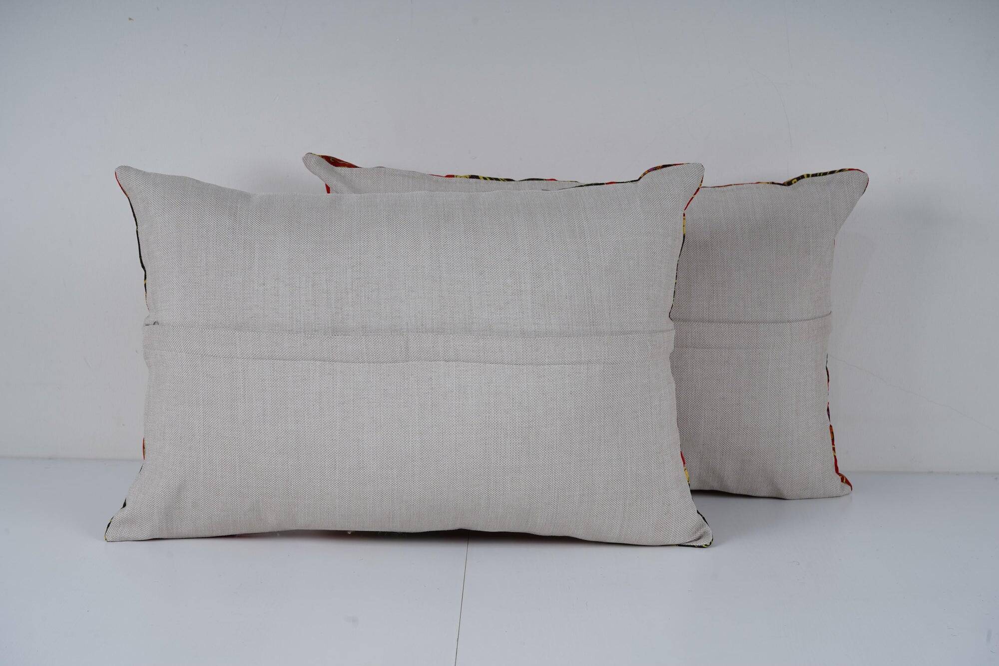 Set of 2 vintage Turkish cushion covers 38x56 cm