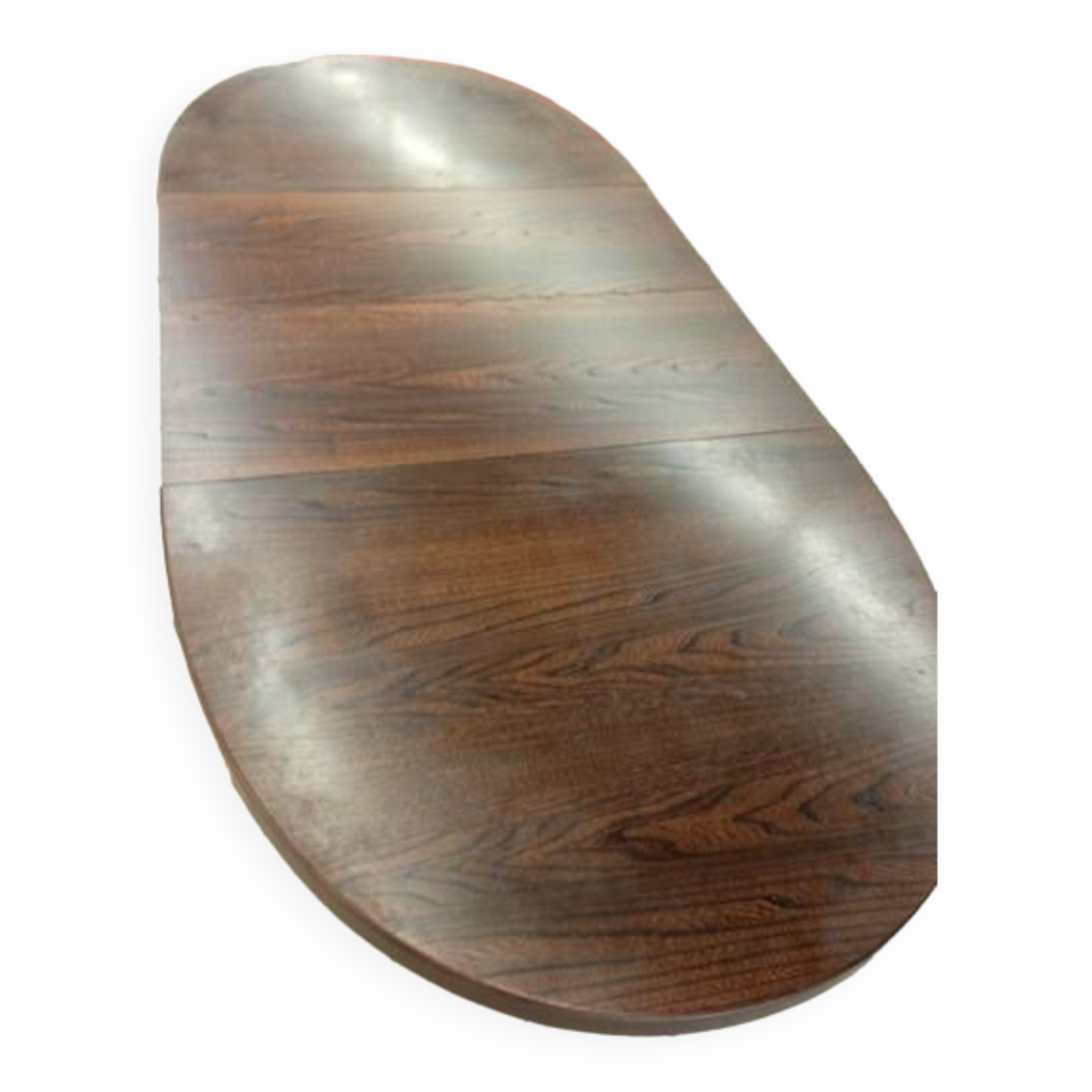 Baumann table + 2 wooden extensions ep 1970