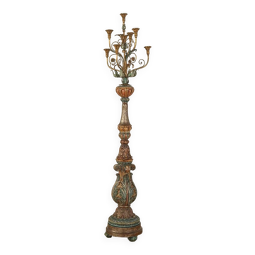 Lampadaire baroque, années 1960