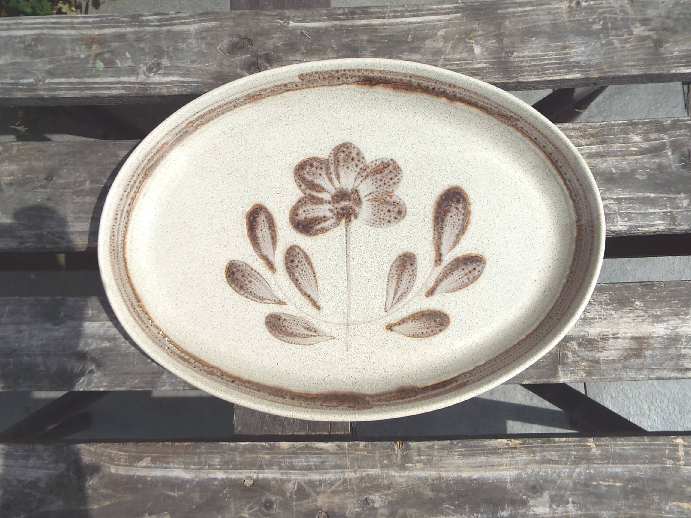 Oval dish Sarreguemines model Jocelyne