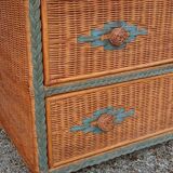 Armoire en rotin