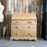 Commode anglaise, scriban rénové