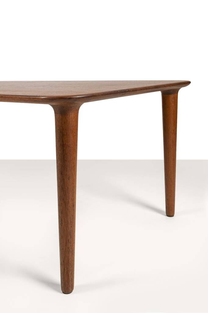 Norwegian classic solid teak coffee table. Norway, 1970s
