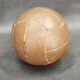 Pair of 1950s Czechoslovak Vintage Leather Medicine Balls