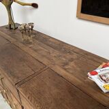 Old trade furniture with oak drawers XL format