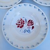 Lot 9 deep plates ▪︎ Art Deco ▪︎ Jane ▪︎ Niderviller