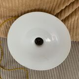 Vintage white opaline pendant lamp