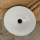 Suspension opaline blanche vintage