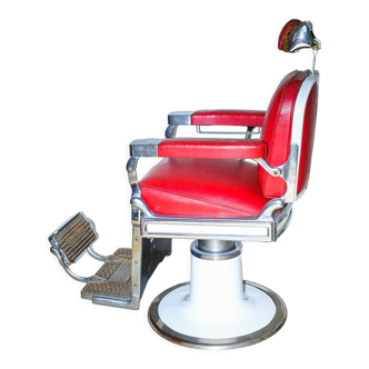 Theo A. Kochs hairdresser's seat and other miscellaneous hairdressing furniture