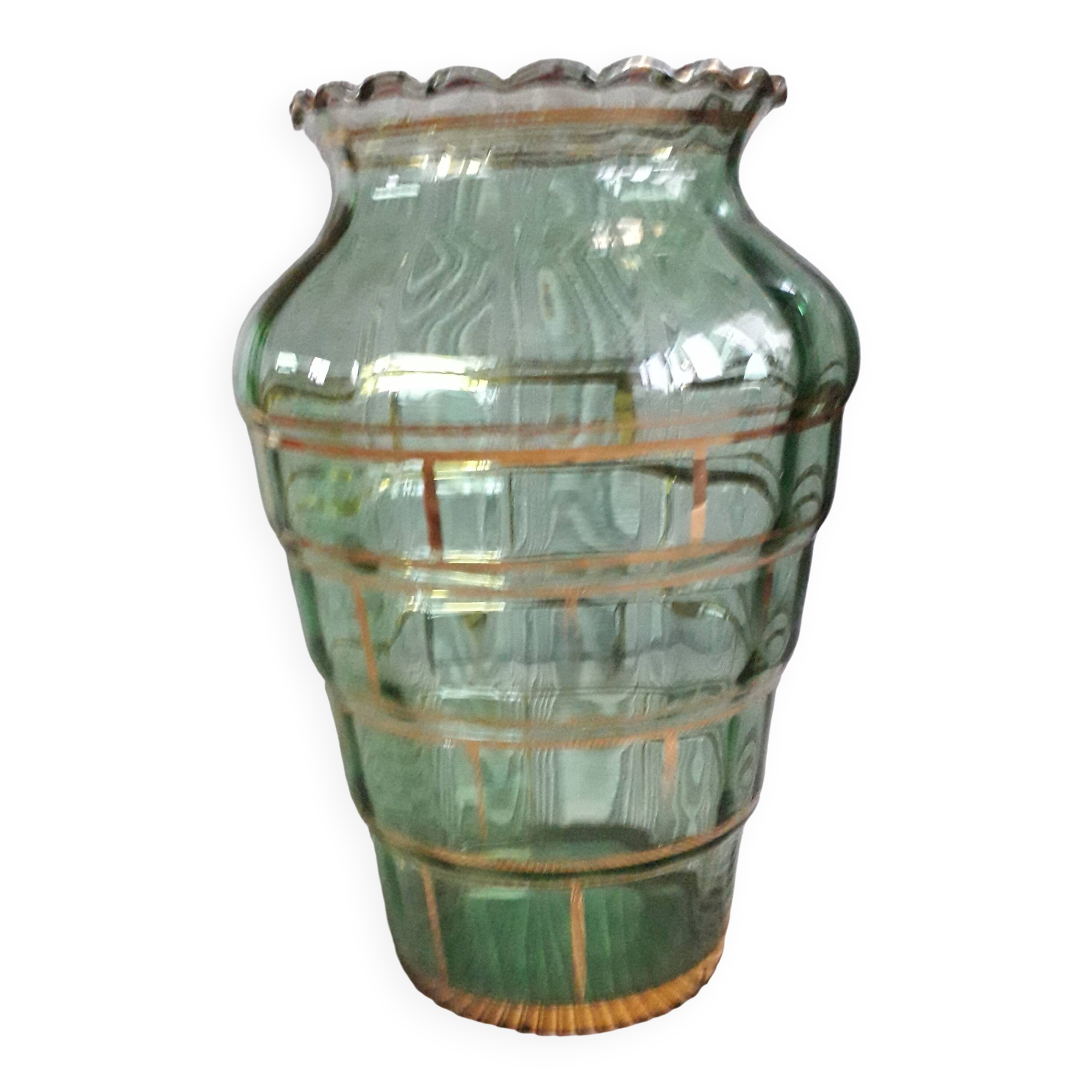 Very original vintage glass vase