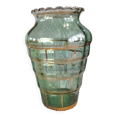 Vase vintage très original en verre