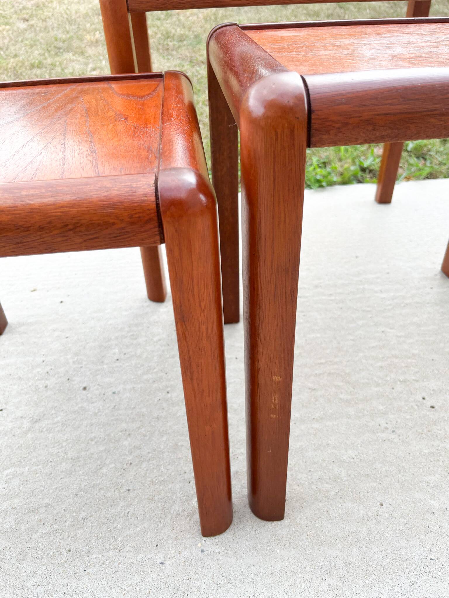 Vintage nesting tables from the 1970s.