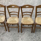 4 chairs mulched in ash