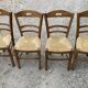 4 chairs mulched in ash