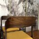 Suite of four Baumann sled chairs