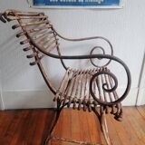Old garden armchair Arras. 1890
