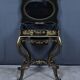 Painted wooden work table, Napoleon III period – mid 19th century