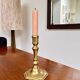 Vintage gold metal candlestick