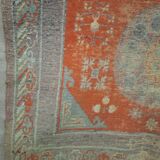Antique Khotan rug Uyghur East Turkestan 1910