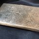 Chiseled bronze cigarette case from the late 19th century