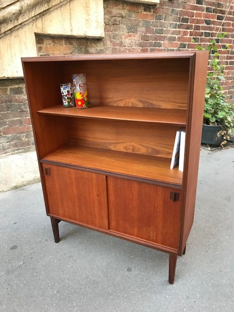 Scandinavian bookcase in teak around 1960