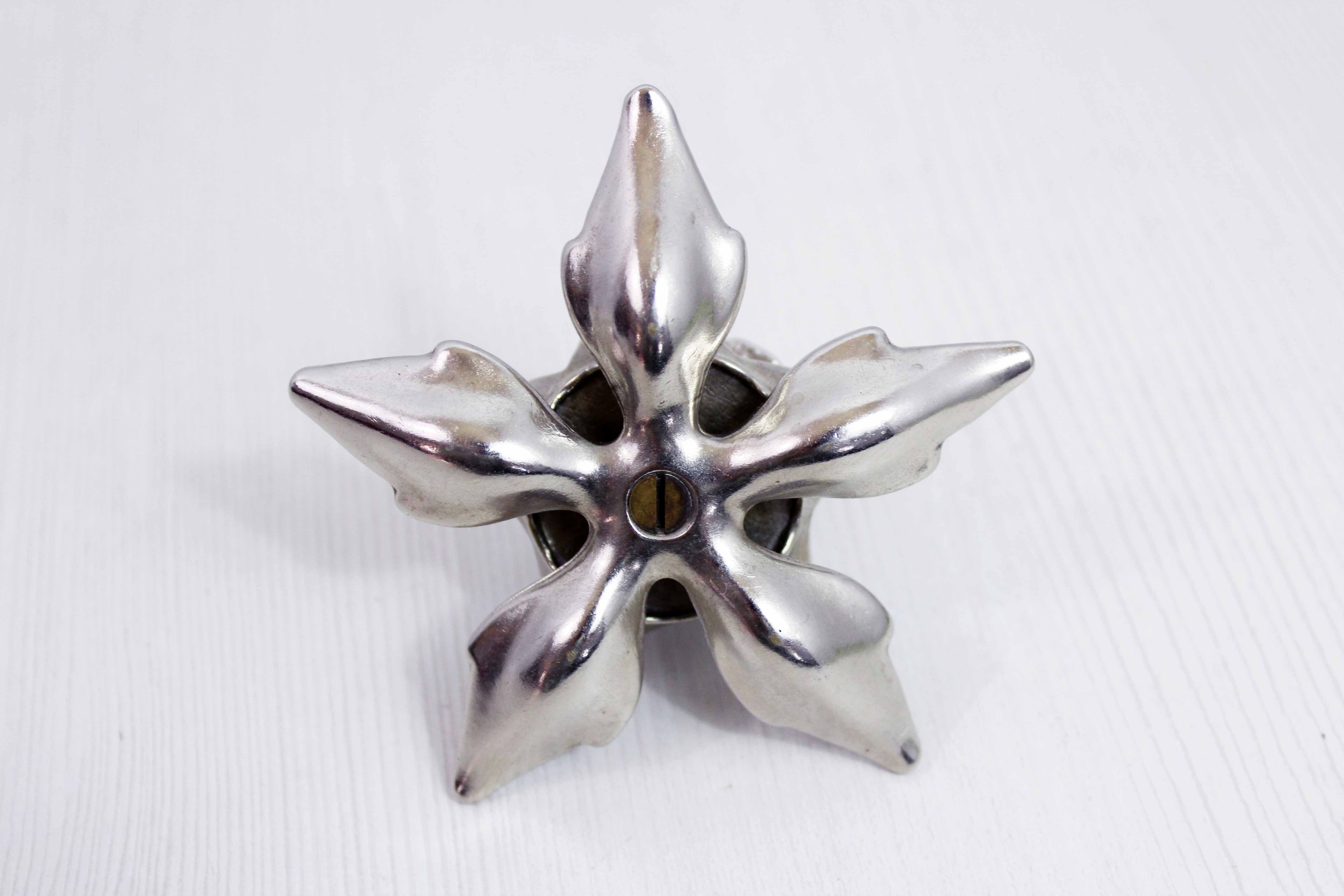 Vintage floral candle holder