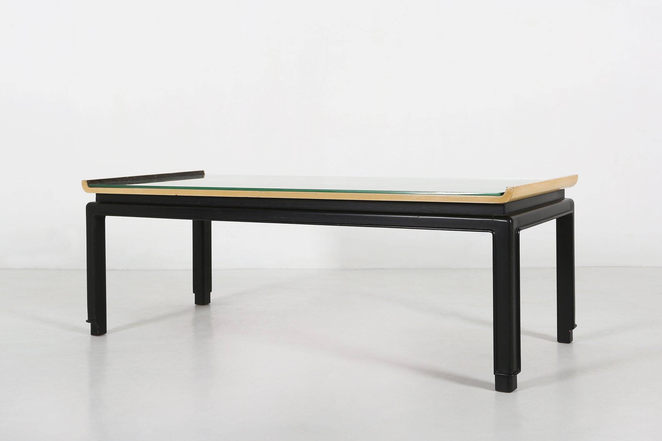 Vintage Belgian Painted Coffee Table by De Coene Frères, 1950s
