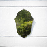 Art deco mirror, wall mirror, Fatma's hand shaped mirror, bevelled mirror