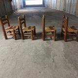 Set de 4 chaises vintages