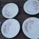 10 dessert plates made of Limoges porcelain, France.