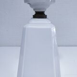 Art deco opaline porcelain lamp
