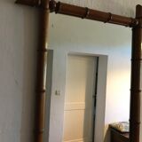 Parquet bamboo mirror