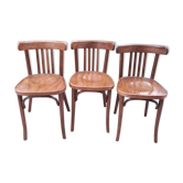 Trio de chaises bistrot