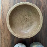 Fruit bowl cut signed Gres de Corse, Atelier Campo Piano 1970