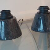 Pair of marble lamp foot design