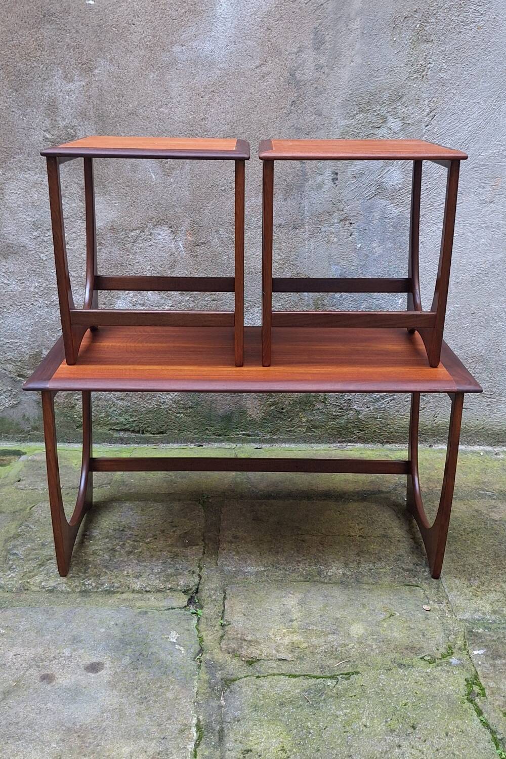 GPlan nesting tables in teak from the 1960s.