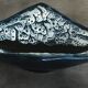 Cut ceramic centerpiece by vallauris fat lava sea foam 55 cm