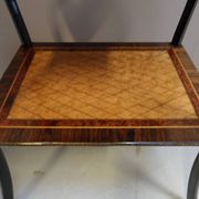 Table d'appoint antique Napoléon 3 avec marqueterie